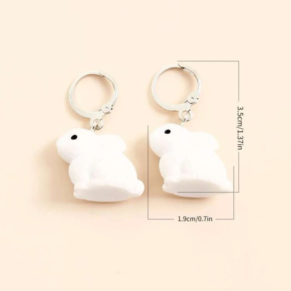 Cute Rabbit Earrings - Picture 4 of 4